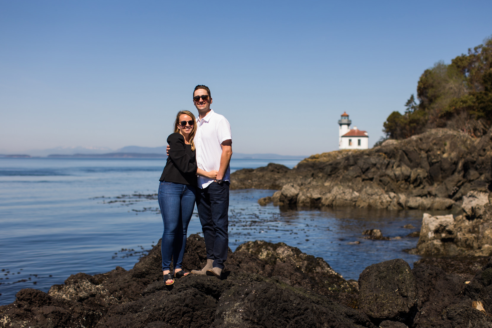 San Juan Island Engagement Photos